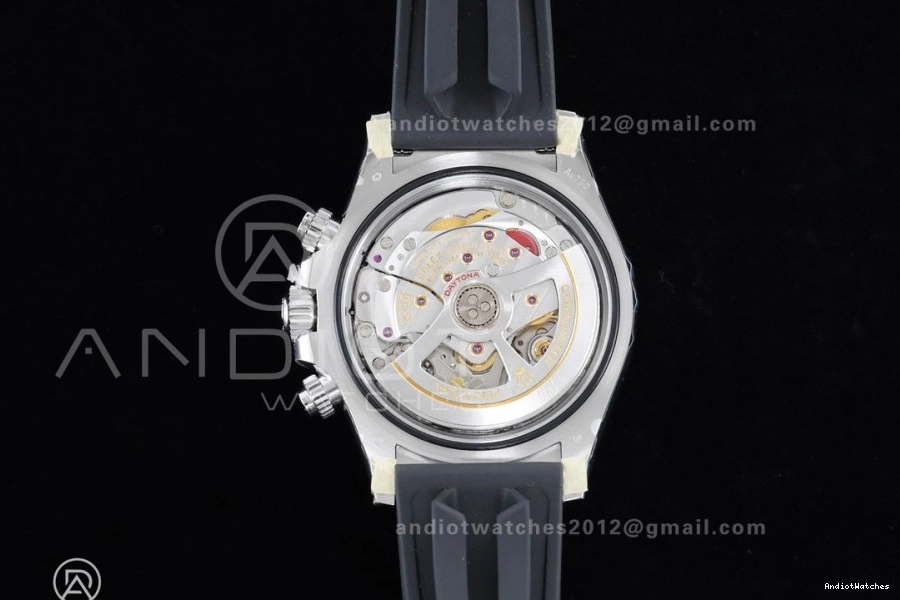 SoftTouch Diamonds Strap Silver Daytona VS4131 on Dial Edition 816 Oysterflex 1:1 VSF Best Black V2 (Weighted) 126519 1123